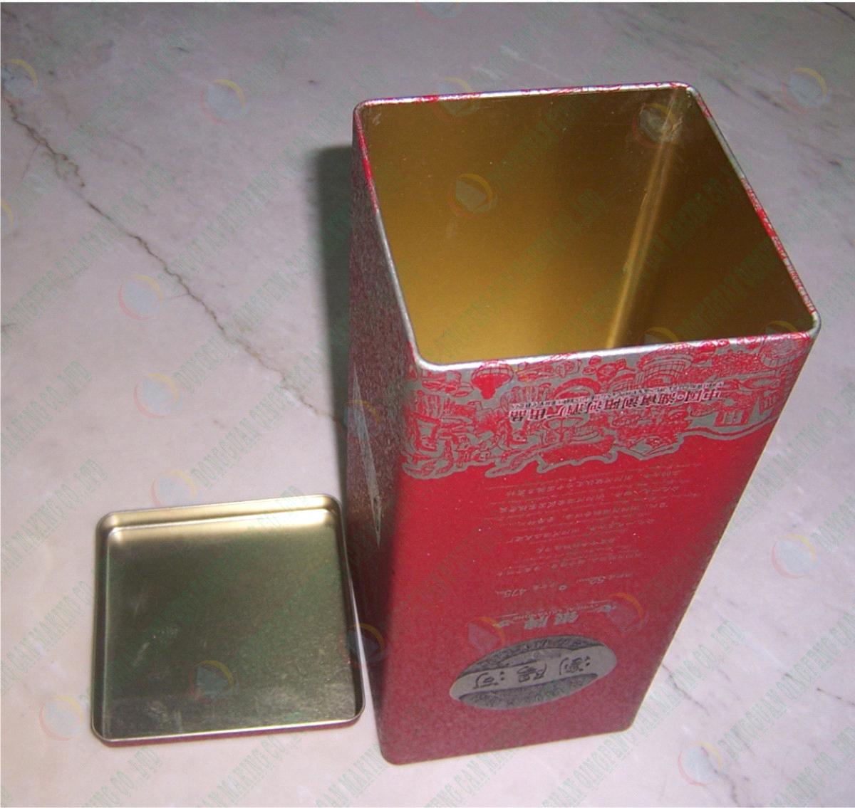 Tinplate zip-top spirit can,Single tin wine boxes for Spirit ,wholesale Liquor ring-pull  boxes