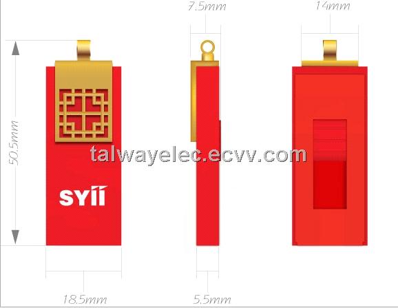 Best promotional gift , USB with Red Traditional Gift Chinese Knot,Ads Data Preloading