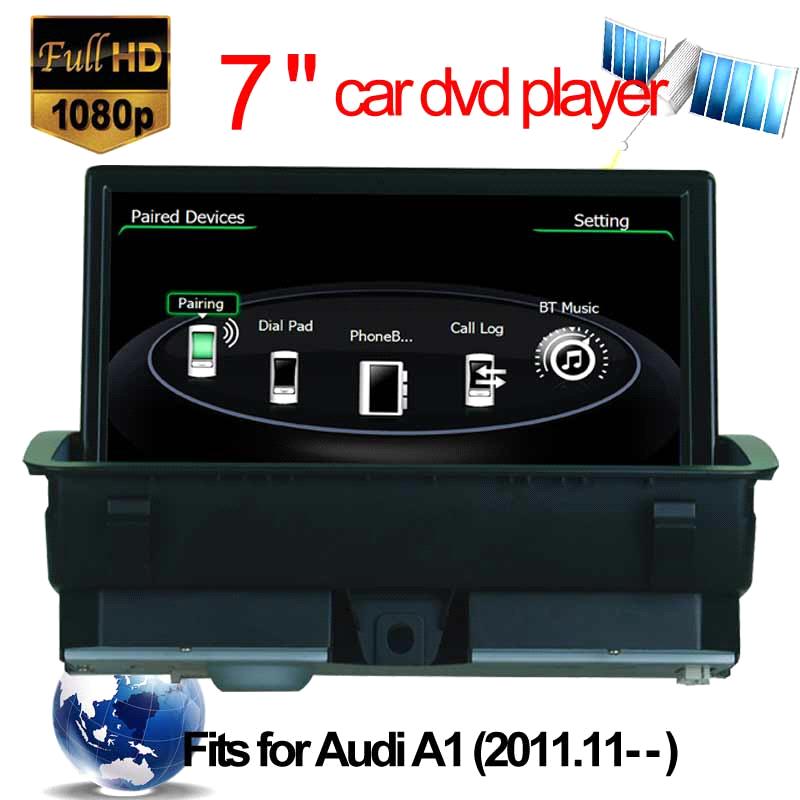 Wholesale - car dvd player for Audi A1 gps navigation support 1080P video FM USB SD store