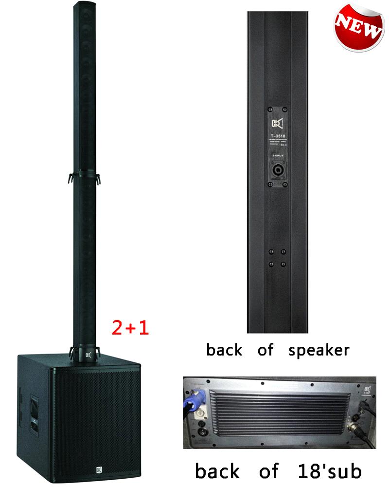 pro audio equipment active line column speakers