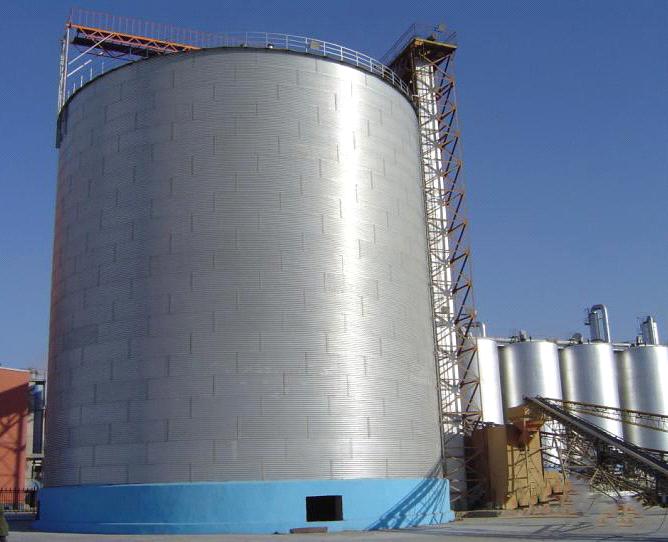 storage silo for feed mill/ flour mill/ seed factory, galvanized steel silo