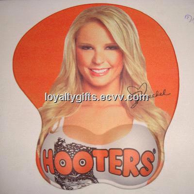 Hot Gifts 3D Sexy beauty silicon wrist Rest Mouse Pad