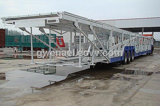 Vehicle transport semi trailer 15m or 18m with payload 60t , car carrier
