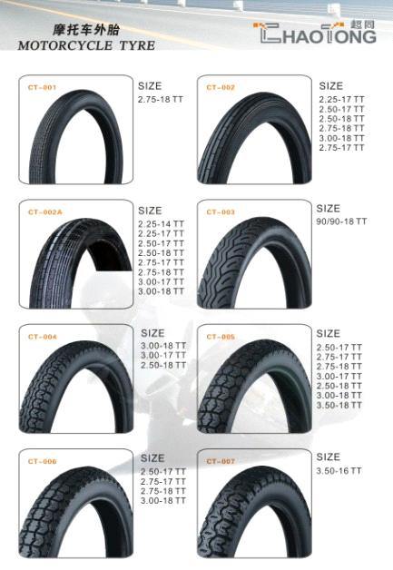 6,8 ply rating motorcycle outer tyre