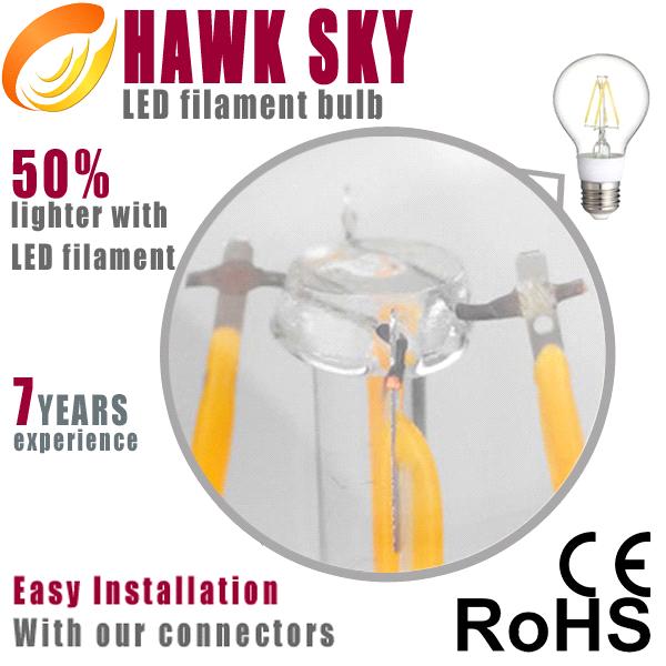 China Factory hot sale classical design China LED filament bulbs supplier