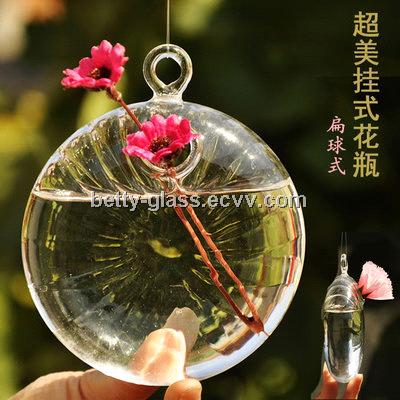 Clear Glass Terrarium Creative Home Drcorative Hanging Vase Beautiful Friend Gift