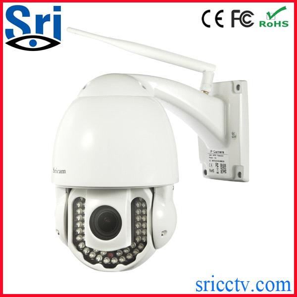Sricam AP005 5xOptical Zoom 40M IR Night Vision HD Megapixel 720P Wfii P2P Wireless PTZ IP Camera