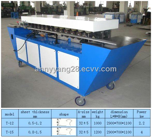 T-12/T-15 TOTAL PLATE FLANGE MACHINE/TDF MACHINE WITH CORNER MOULD