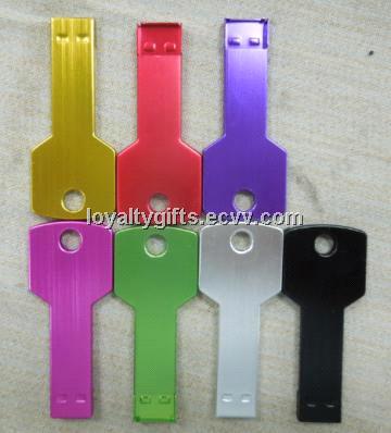 Wholesale 2GB Free Engrave Custom Metal Disk,2GB Key Usb Driver