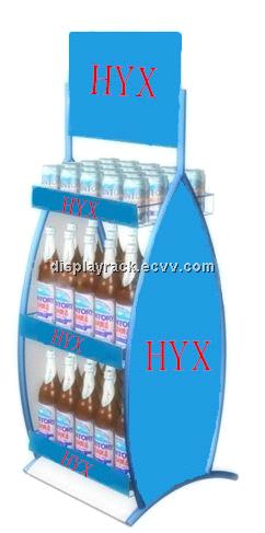 beer display racks, wine bottle display rack, canned food display racks