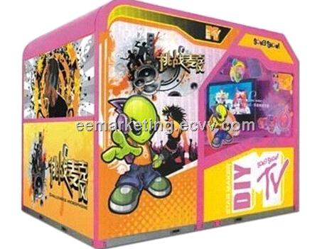Novel Multi-MTV Room Karaoke Machine Coin Operated Jukebox System
