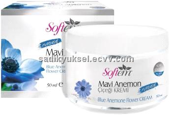 Blue Anemone Flower (Anemone coronaria) Herbal Skin Care Cream 50 ml