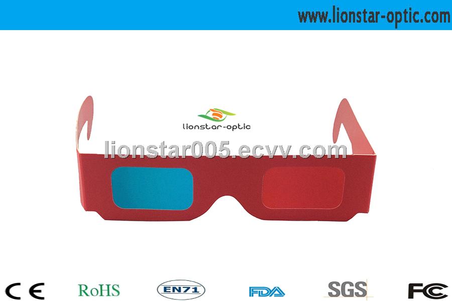 Red Blue Paper 3d Glasses