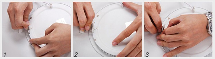 LED Panel light spring