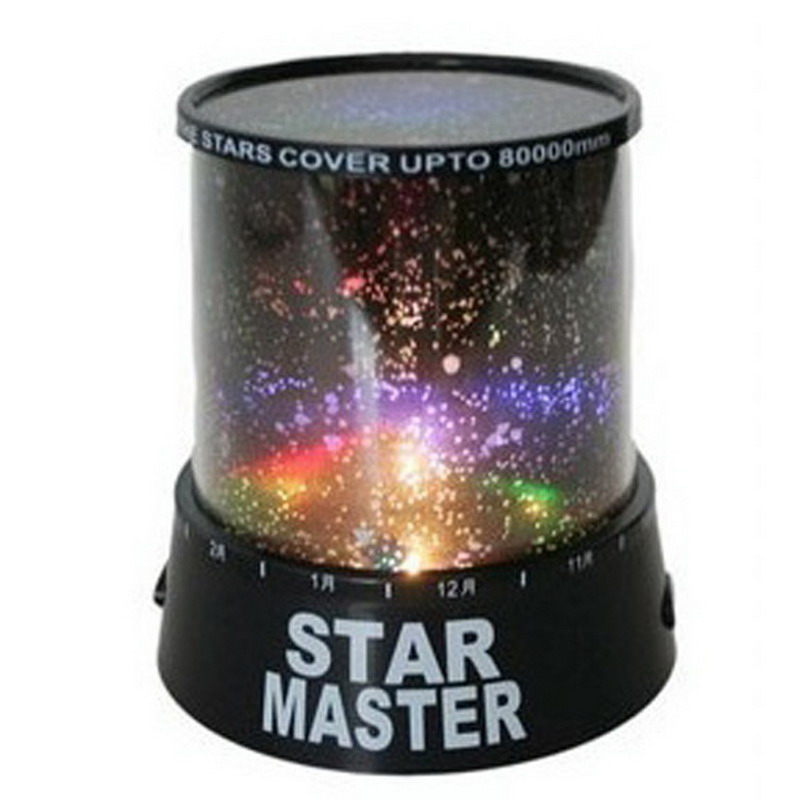 New Amazing LED Colorful Star Master Sky Starry Night Light Projector Lamp Gift