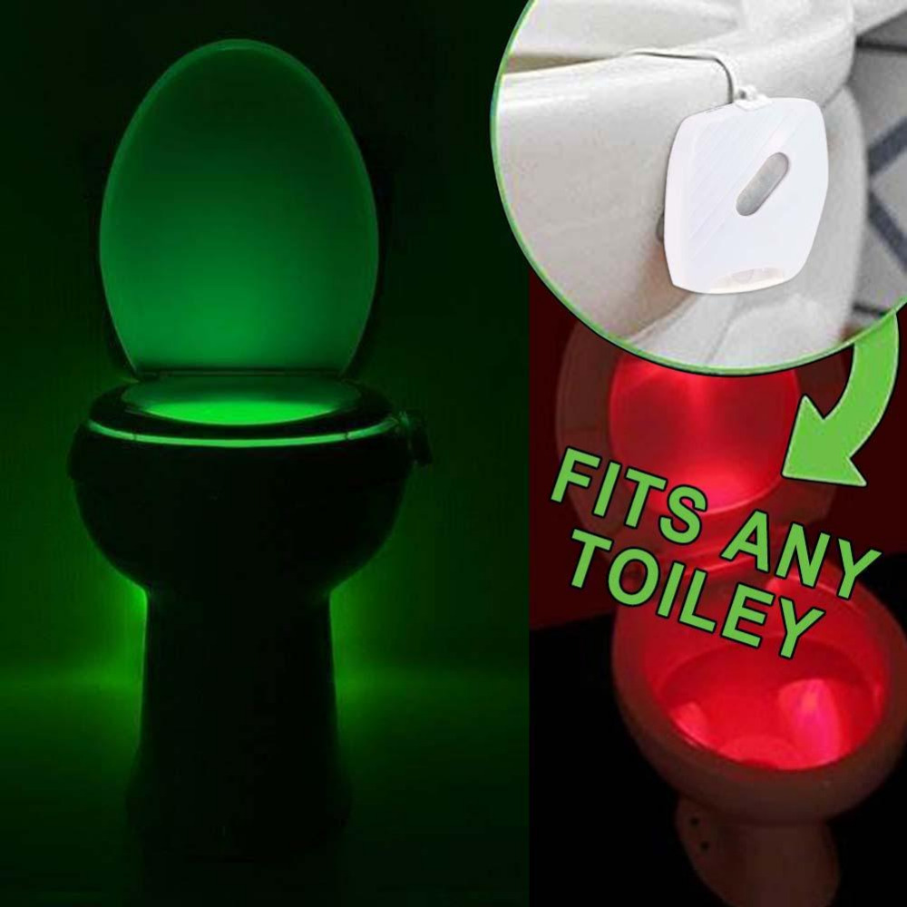 LED Human Motion Activated PIR Light Sensor Toilet Lamp LED Night Light 2016 motion activated light light motion