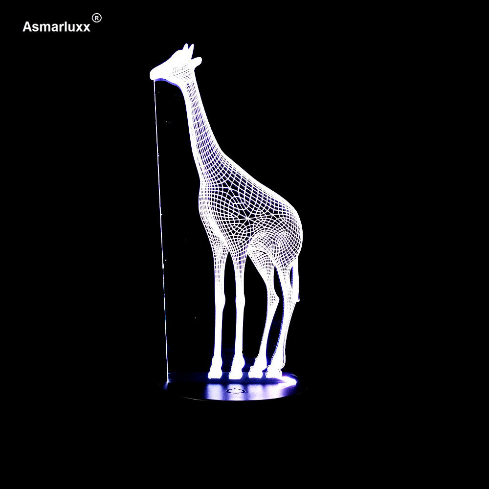 Asmarluxx 3D Giraffe Desk Lamp 0006