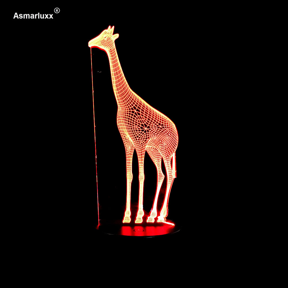 Asmarluxx 3D Giraffe Desk Lamp 0003