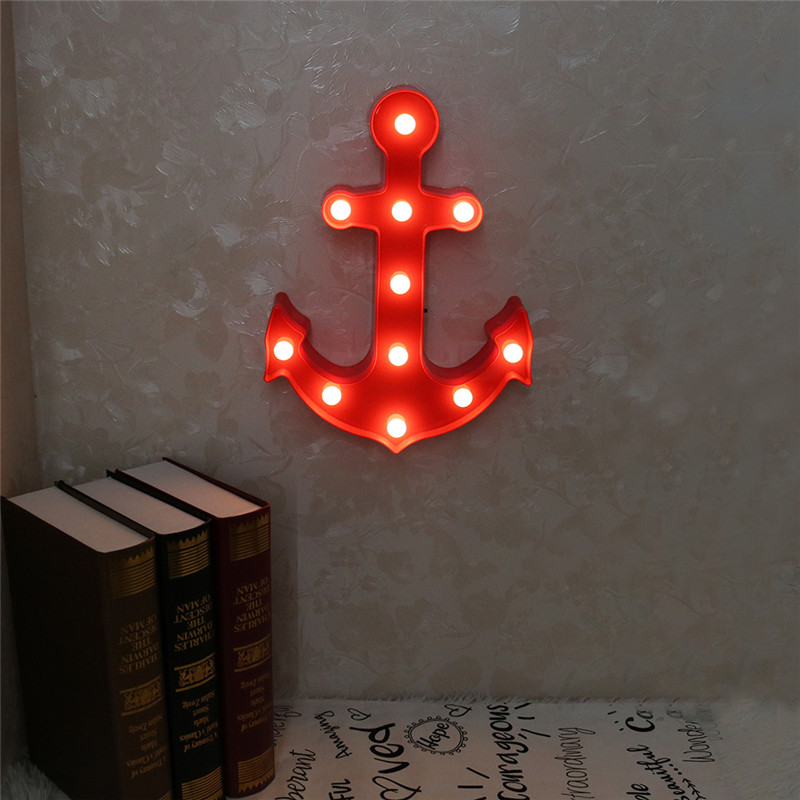 DELICORE-New-Arrival-Red-Anchor-Night-Light-11-LED-Marquee-Sign-Light-Up-Vintage-Plastic-Wall (2)