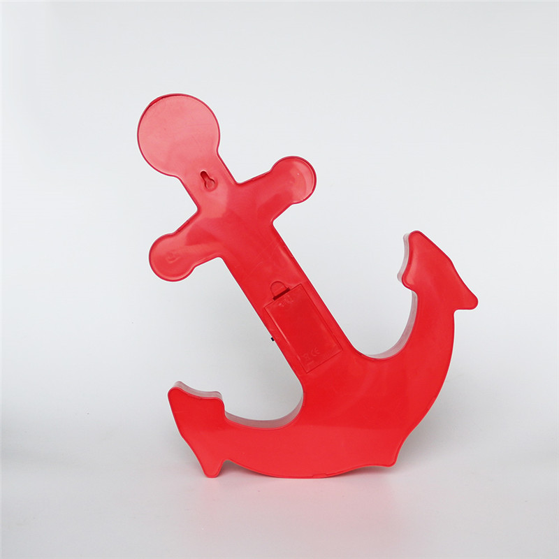 DELICORE-New-Arrival-Red-Anchor-Night-Light-11-LED-Marquee-Sign-Light-Up-Vintage-Plastic-Wall