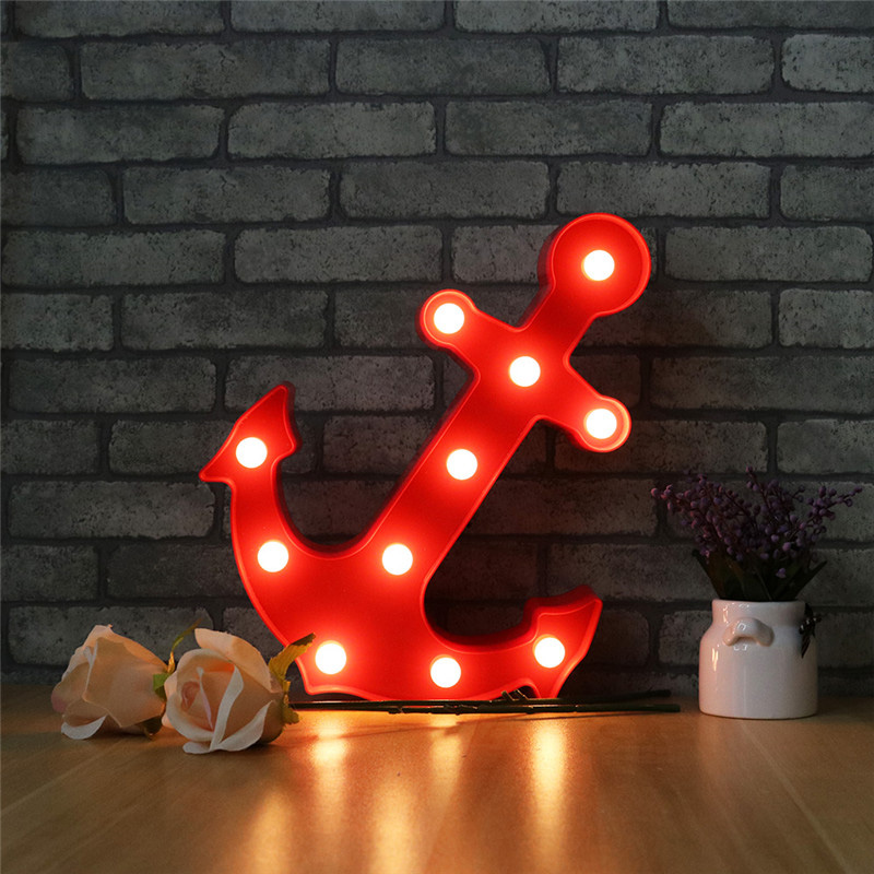DELICORE-New-Arrival-Red-Anchor-Night-Light-11-LED-Marquee-Sign-Light-Up-Vintage-Plastic-Wall (5)