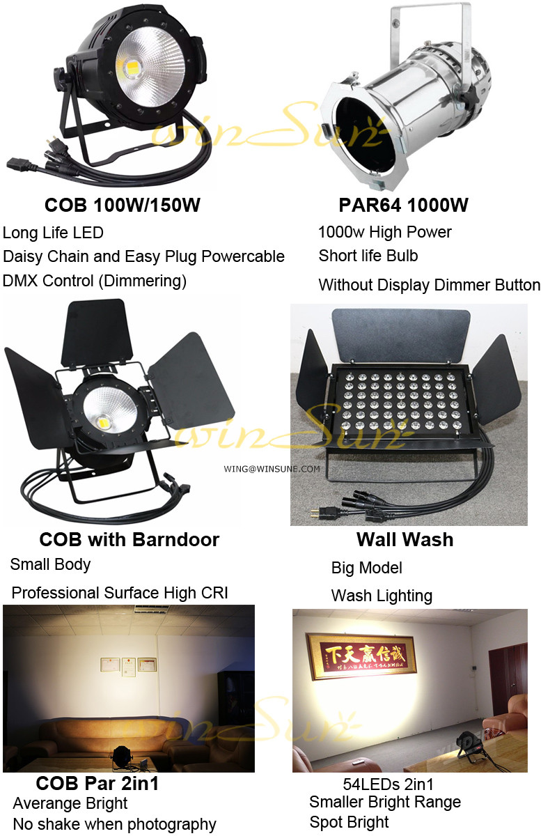 DMX CONTROLL STAGE LIGHTING COB LED