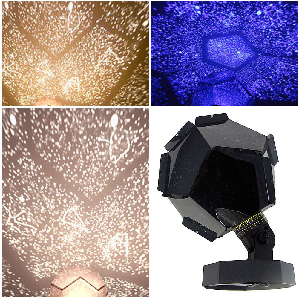 3 Colors USB Romantic Astro Star Sky Laser Projector Cosmos Christmas Night Light LED Starlight Projection Lamp Home Decoration