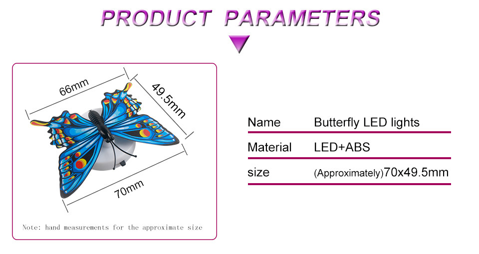 LED Night Light butterfly (2)