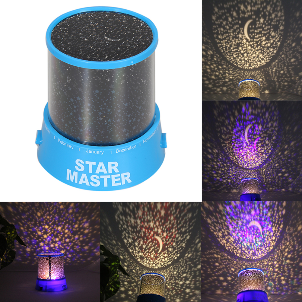 AC100-240V Cosmos Star Projector Romantic LED Starry Night Sky Projector Lamp Home Atmosphere Light Kids Gift