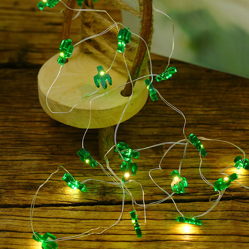 Mayitr Fairy String Cactus Light Lamp Outdoor Indoor Room Wedding Chirtmas Xmas Party Decor Light