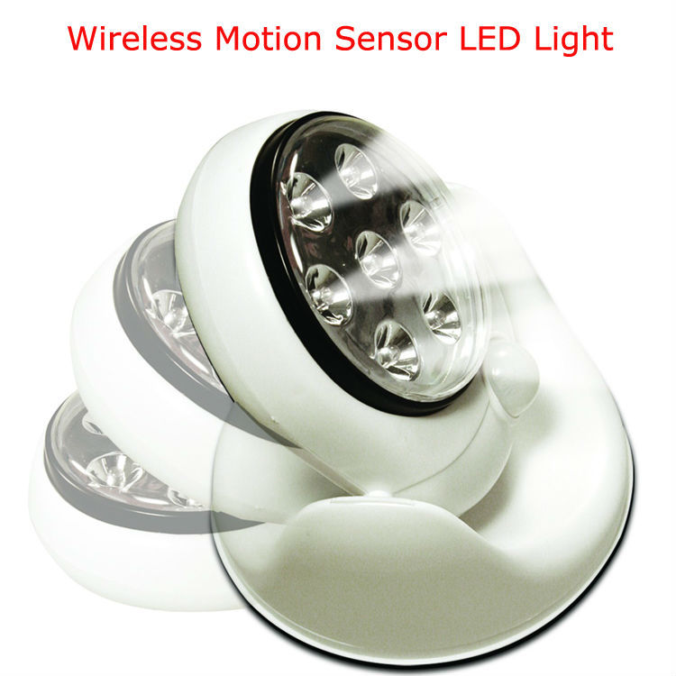 wireless motion sensor led light