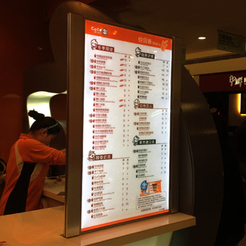 LED menu board signs