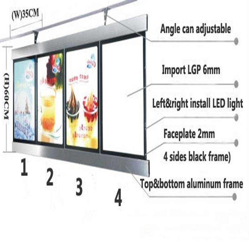 LED Restaurant Menu box