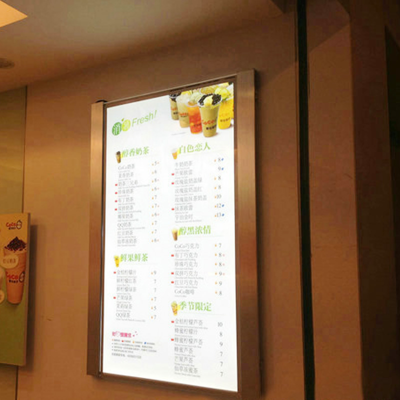 restaurant LED menu board signs