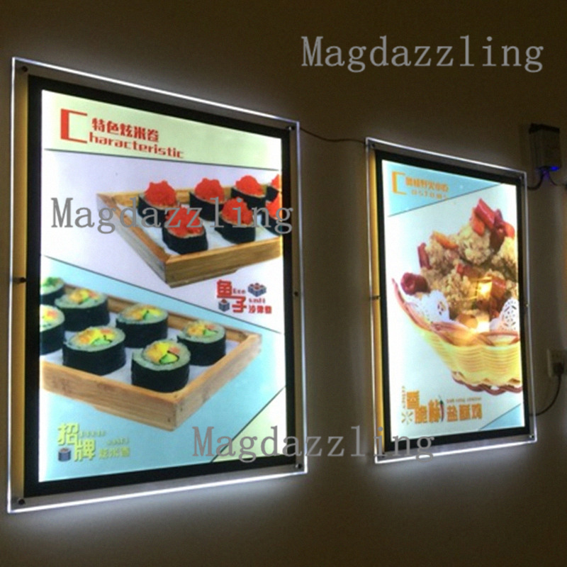 acrylic frame led menu board