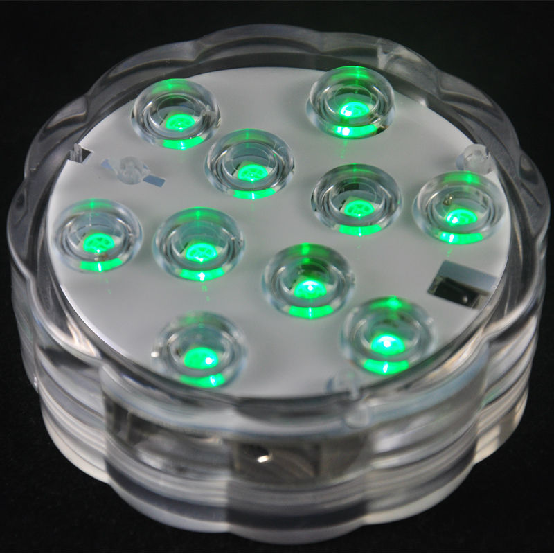 Flower Shape Green LED Remote Light 