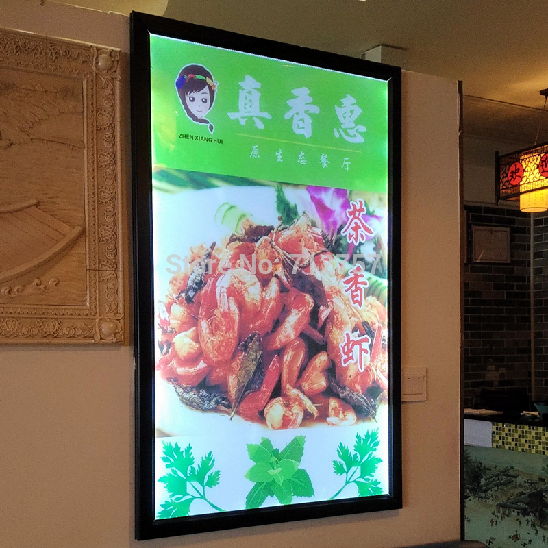 Black Aluminum menu light box.jpg