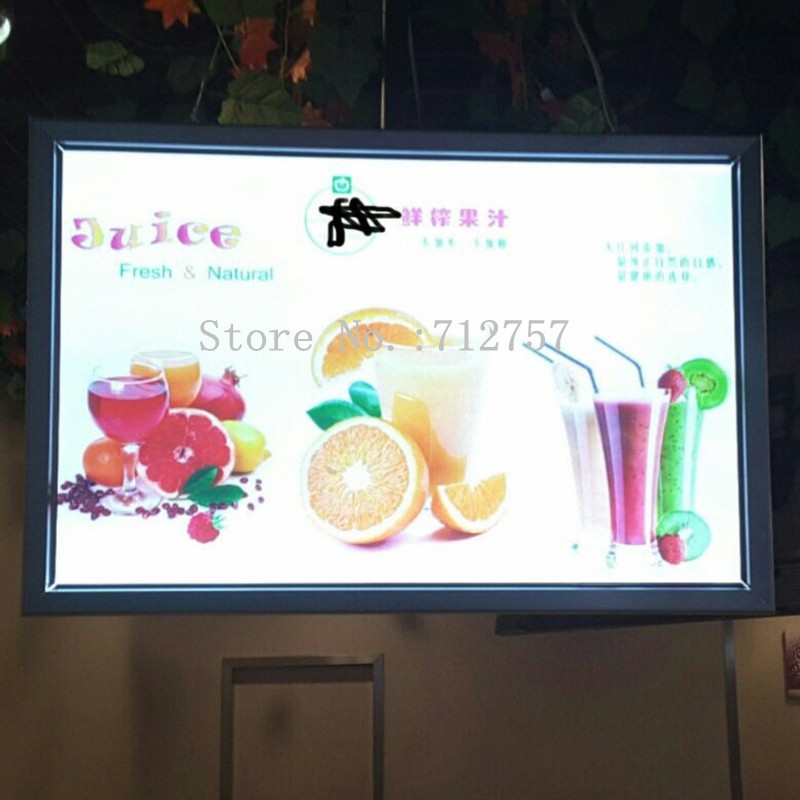 a1 led menu lightbox