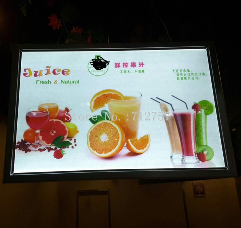 A1 menu lightbox