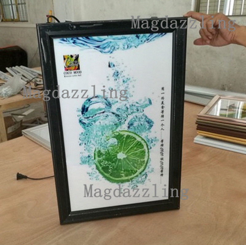 24 Quot X30 Quot Snap Frame Illuminated Poster Display Case Black