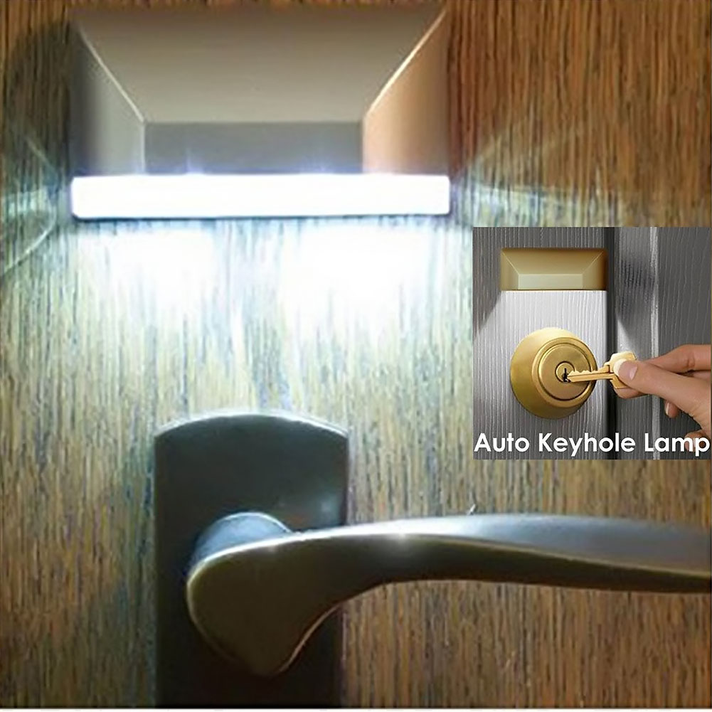 Auto Pir Door Lock Induction Lamp Door Keyhole Ir Motion Sensor