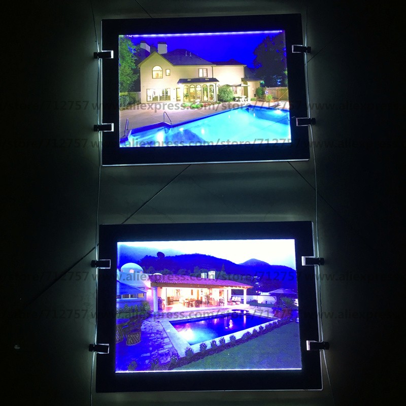 8PCS A4 led window lightbox