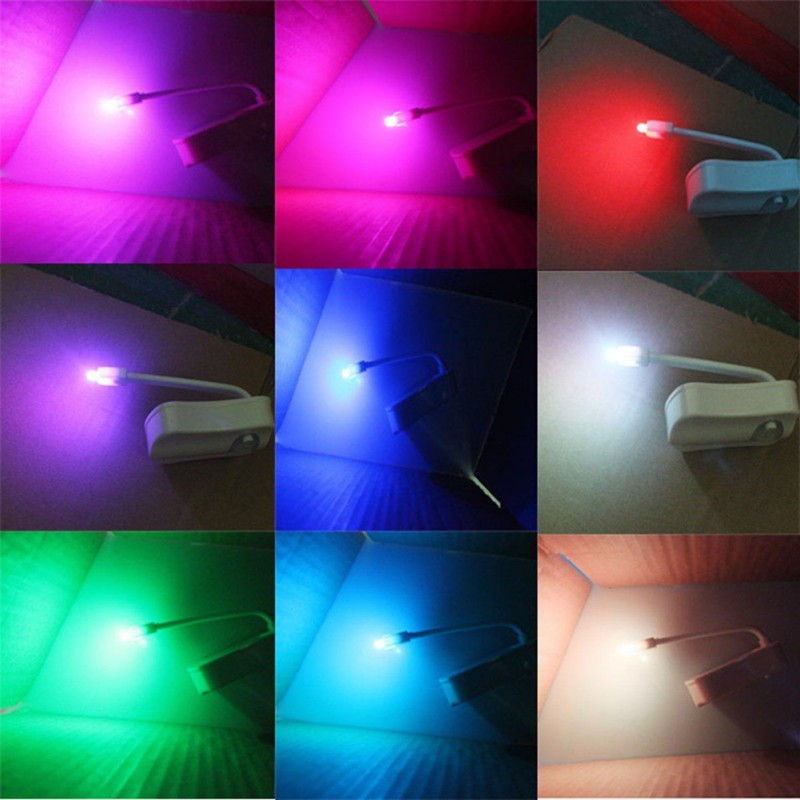 8 Colors LED Light Human Motion Sensor Automatic Toilet Seat Bowl Bathroom Night Light