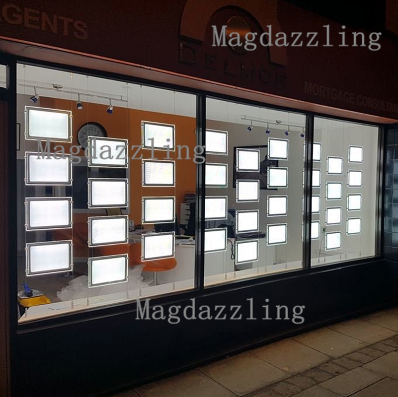 a3 led window display