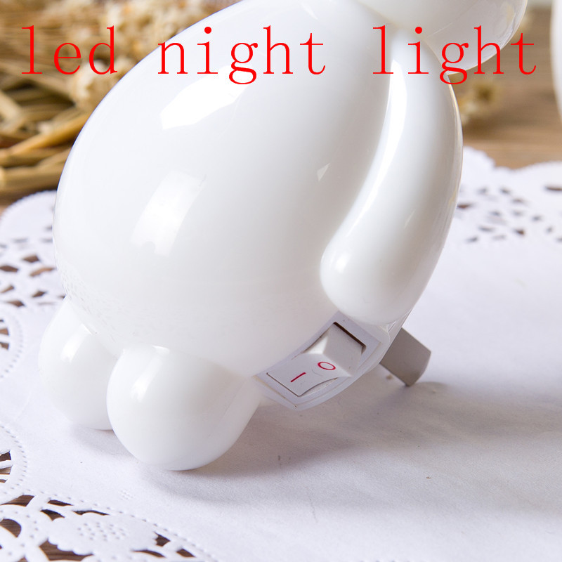  Creative energy saving led night light with switch white mini-plug socket infant sleep to urinate light bedside lamp  Best Gift (7)