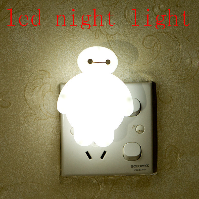  Creative energy saving led night light with switch white mini-plug socket infant sleep to urinate light bedside lamp  Best Gift (3)