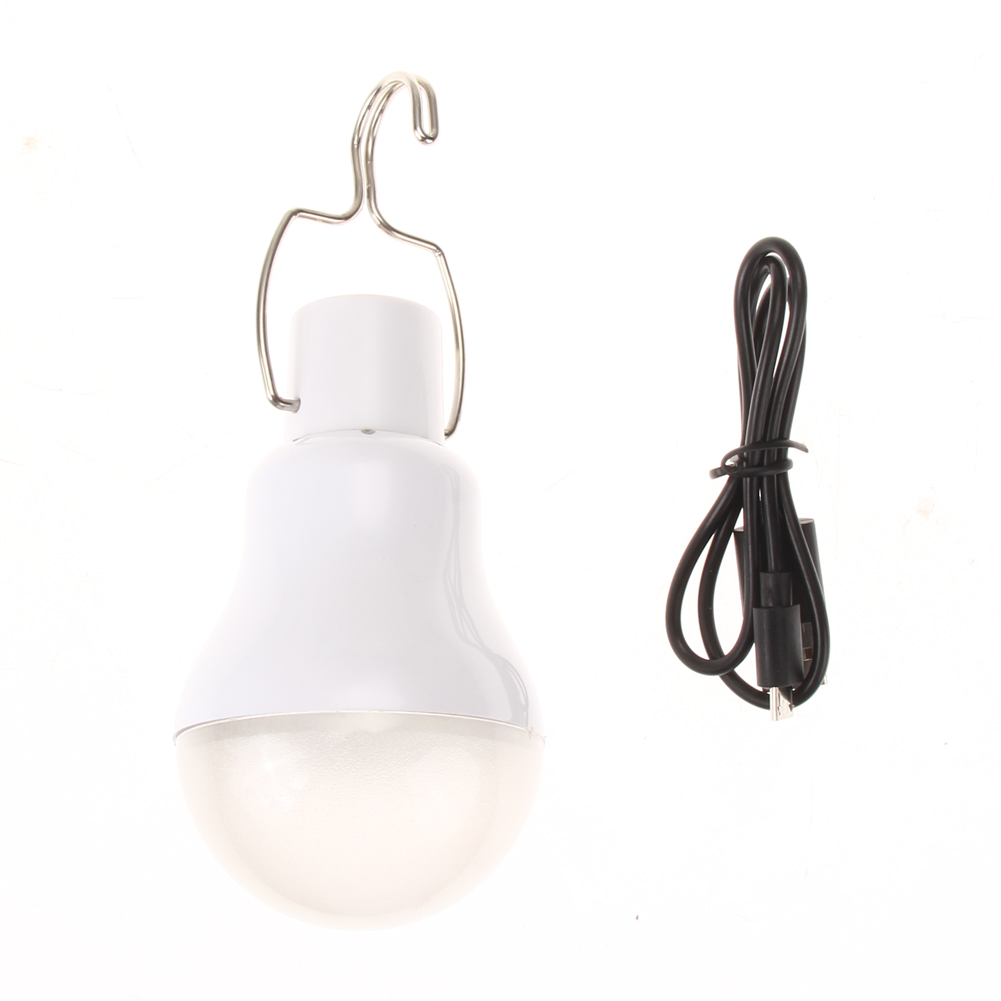 Rechargeable USB LED Bulb Lamp 150 lumens Outdoor Lighting Camp Tent Fishing Lamp