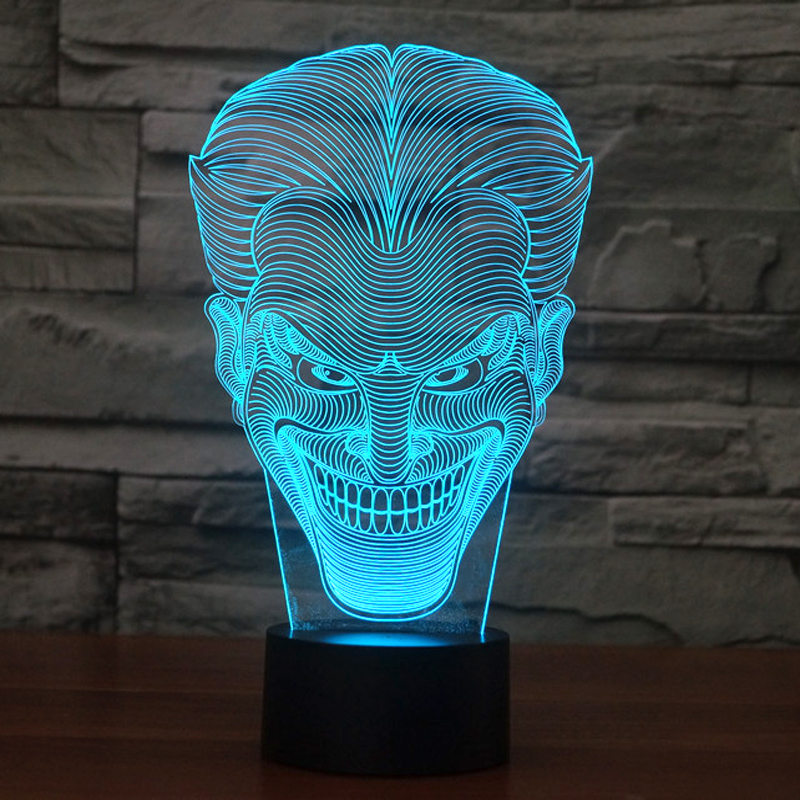 olorful USB Joker 3D Table Lamp Luminaria LED Night Light Remote Switch Decorative Lighting Atmosphere Lamp Holiday Gifts (3)