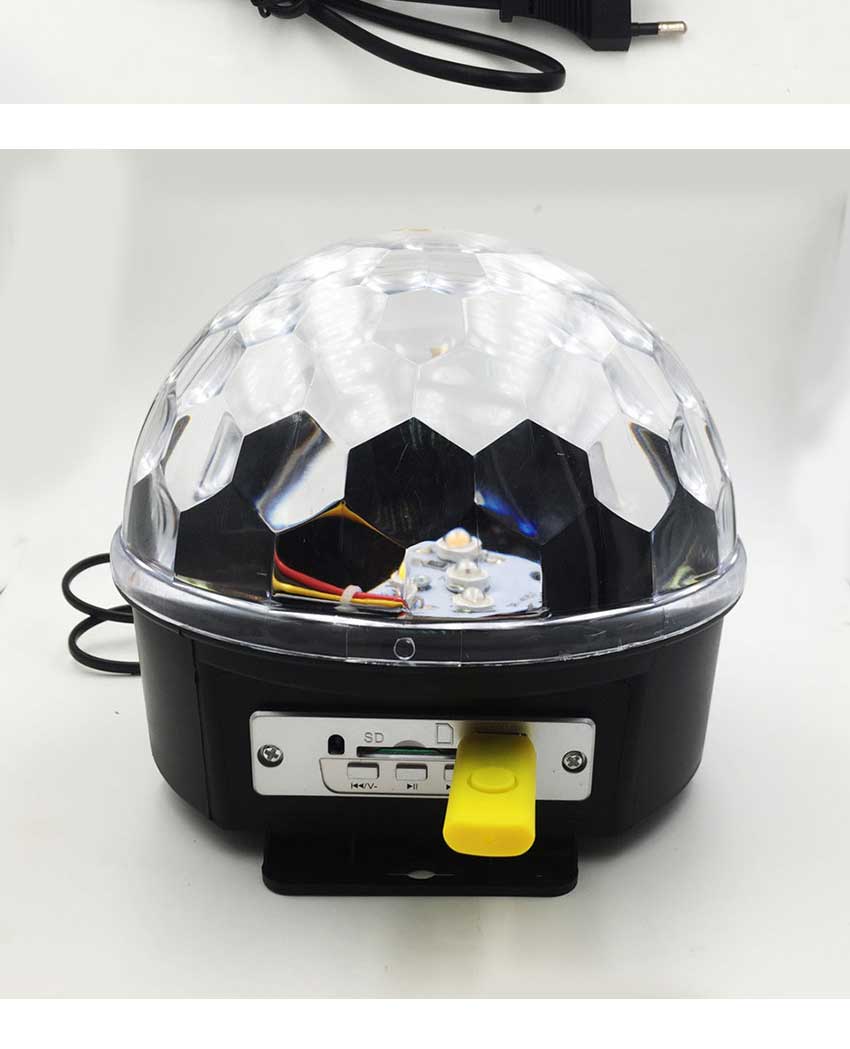  EU US Plug DISCO BALL PARTY LIGHTS Bluetooth Remote Control Mini Stage Effect Light Crystal Decor Lamp with MP3 Music Player (12)