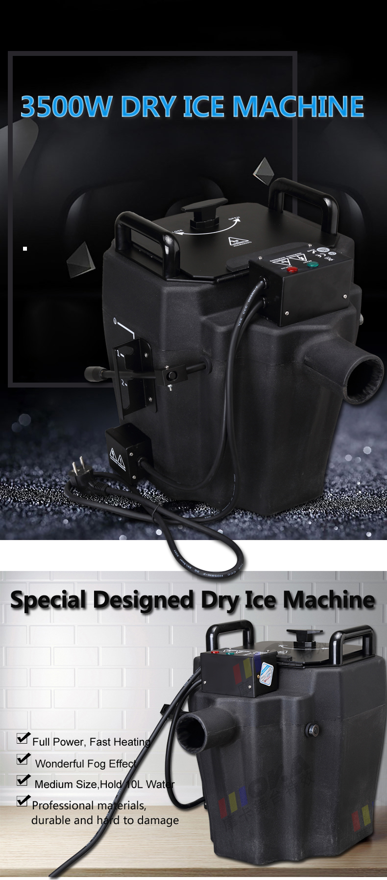 3500w dry ice machine 1